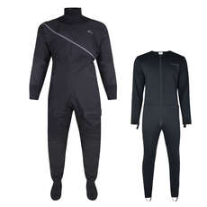 Traje Seco Y Traje Interior Typhoon Ezeedon - Negro / Gris 100187